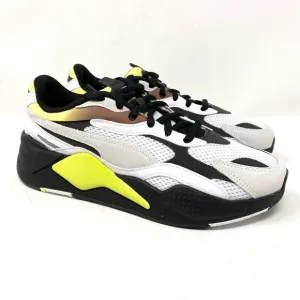 Puma RS-X3 Neo Fade 37337702 White/Fizzy Yellow/Black Size 9.