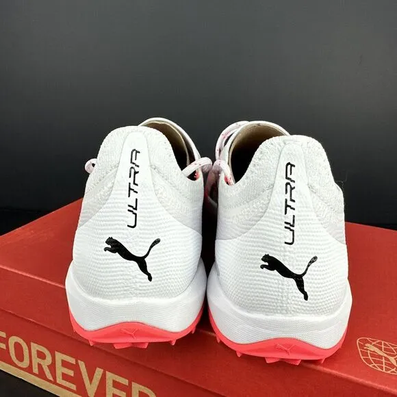 Puma Ultra Ultimate Cage Turf Soccer Mens White Sneakers Athletic Shoes Size 11