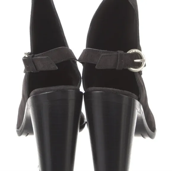 RAG &amp; BONE 39/9 Wyatt Gray Suede Open Toe Sandals Booties
