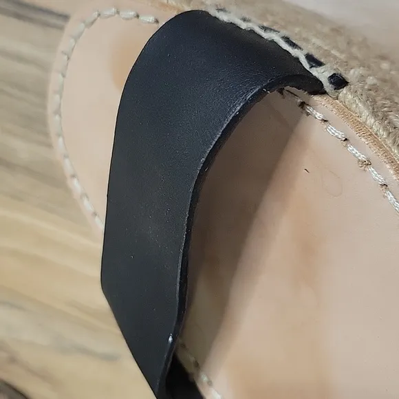 Rag &amp; Bone August Leather Platform Espadrilles