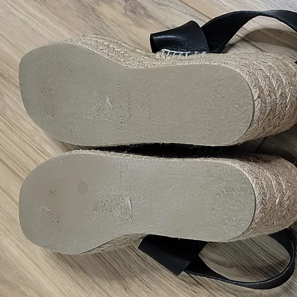 Rag &amp; Bone August Leather Platform Espadrilles