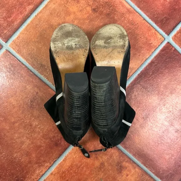 Rag &amp; Bone Classic Newbury Boots w/ Stripe Size 10