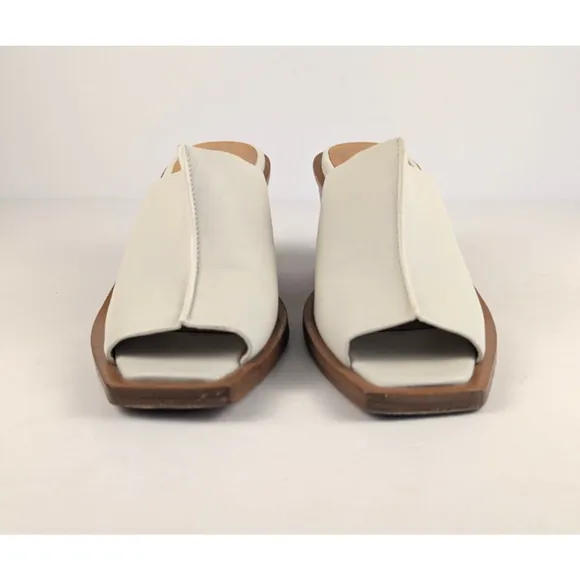 RAG &amp; BONE Santiago Wedge Sandals Clogs Ivory Women Size EU 37.5 US 7.5
