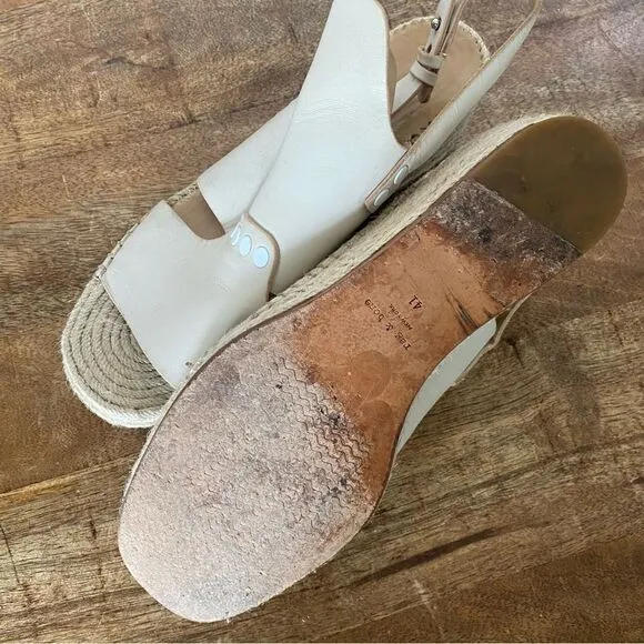 Rag &amp; Bone open toe espadrille sz 41
