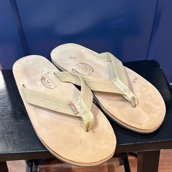 Rainbow sandals leather men’s xxL 12 13 -13.5