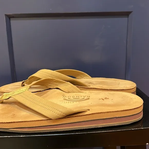 Rainbow sandals leather men’s xxL 12 13 -13.5
