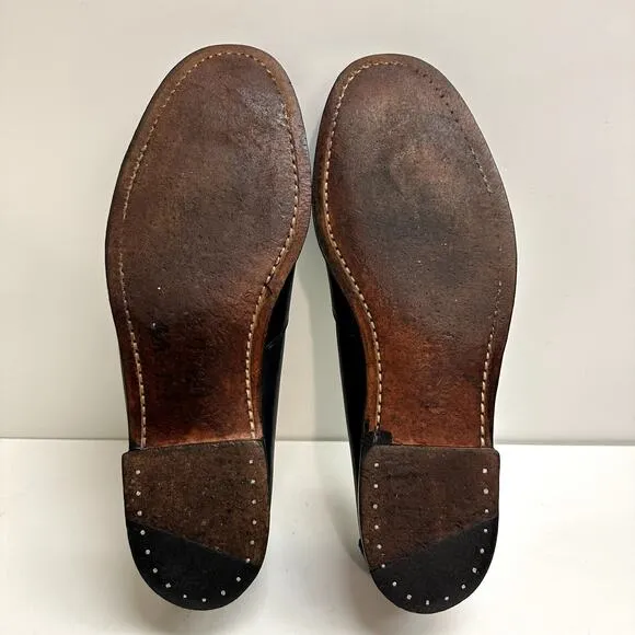 Rancourt &amp; Co / Ansewn x Polo Country Ralph Lauren Black Penny Loafers USA 11.5