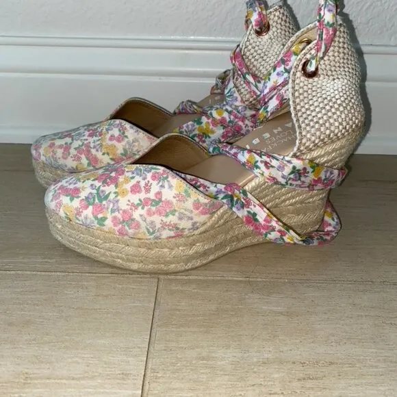 RARE! LoveShackFancy Platform Espadrilles - Fruity Punch