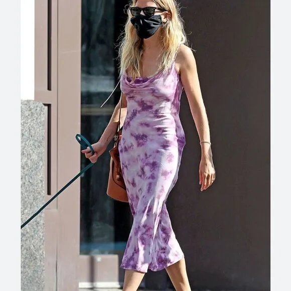 Realisation Par Silk Tie Dye Dress
