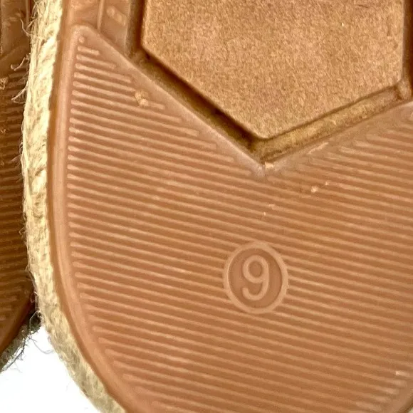 Rebecca Minkoff Jenny Black and Tan Espadrille Flats
