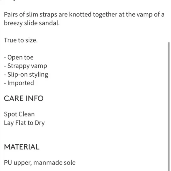 REBECCA Minkoff Maelynn Slides Black Size 7