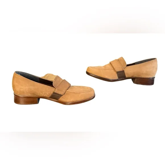 Red Wing Comfortique Tan Penny Loafers with Suede Finish Women’s Size 7.5 B
