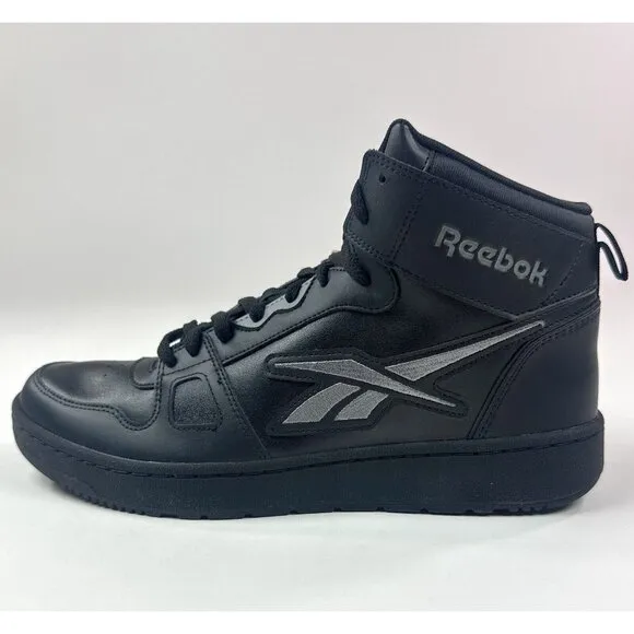 Reebok Resonator Mid Mens 12 White Black Silver Basketball Shoes Sneakers GZ2713