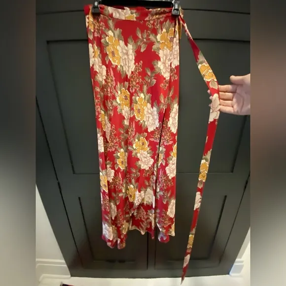 Reformation Nessy Wrap Skirt