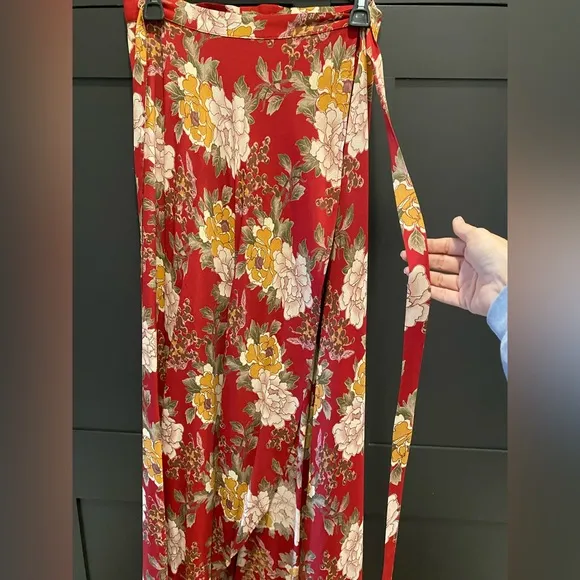 Reformation Nessy Wrap Skirt
