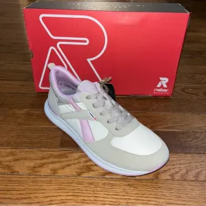 Rieker Revolution Nicolina Performance Sneakers Cream &amp; Lavender Women’s Size 10