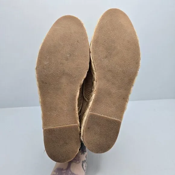 Robert Clergerie | tan raffia boho espadrilles platform oxford shoes | WMS 9