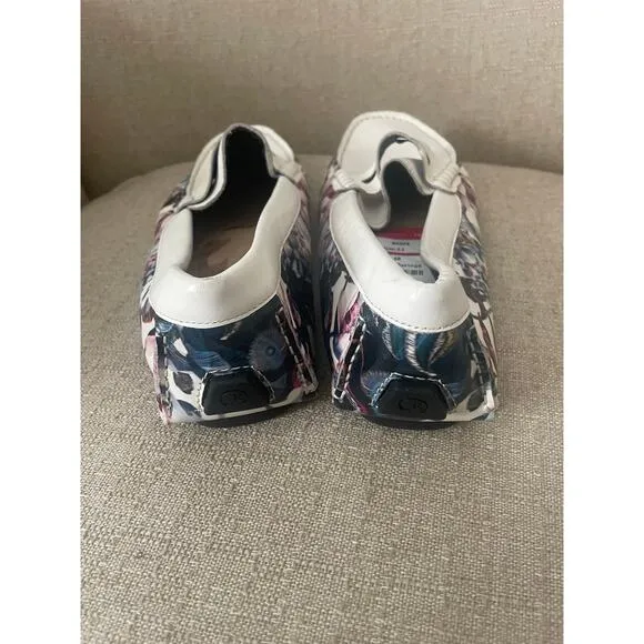 Robert Graham Stormy Floral White Leather Penny Loafers Men’s, S83