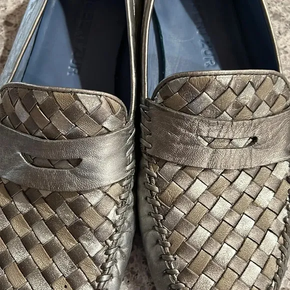 Robert Zur Petra Loafer True Silver Driving Loafers Size 10.5