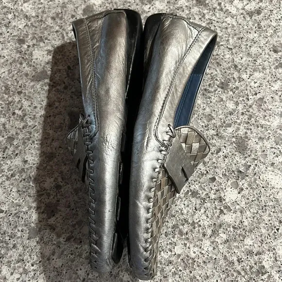 Robert Zur Petra Loafer True Silver Driving Loafers Size 10.5