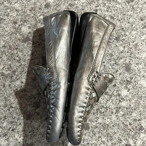 Robert Zur Petra Loafer True Silver Driving Loafers Size 10.5