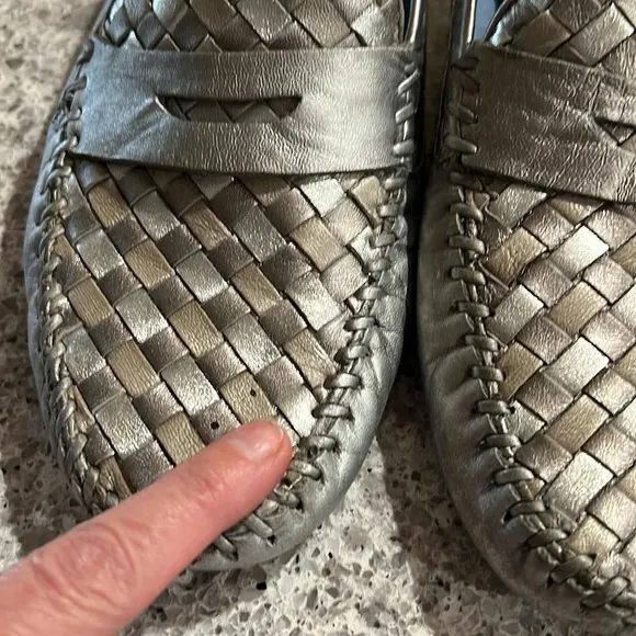 Robert Zur Petra Loafer True Silver Driving Loafers Size 10.5