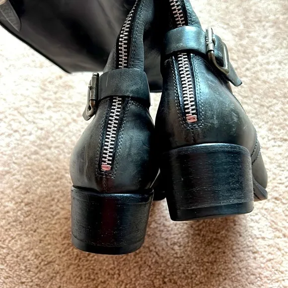Roberto Del Carlo calf-length calf-length Italian leather boots