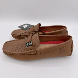 ROCAWEAR Boys Brown Slip-On Driving Shoe Loafers NWT | Size 4.5