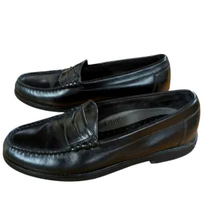 Rockport Black Leather Penny Loafers Mens Size 10