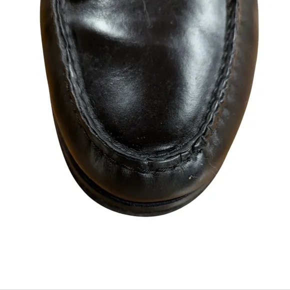Rockport Black Leather Penny Loafers Mens Size 10