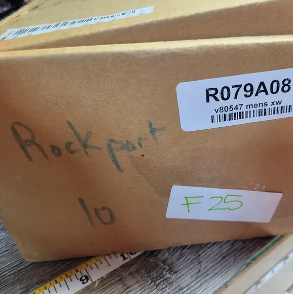 Rockport Shoes Mens Size 10 Penny Loafers  Black Leather NEW NIB