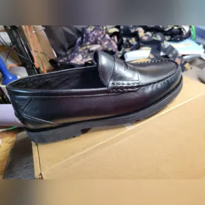 Rockport Shoes Mens Size 10 Penny Loafers  Black Leather NEW NIB
