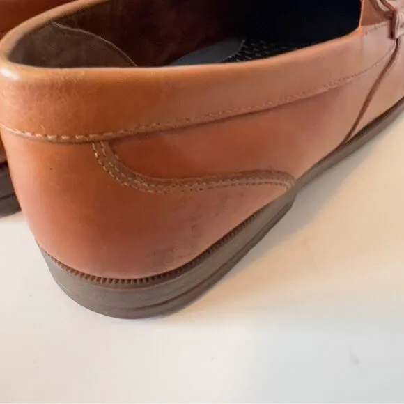 Rockport Men's Preston Leather Tan Brown Penny Loafer Shoes CI5644 Size 13