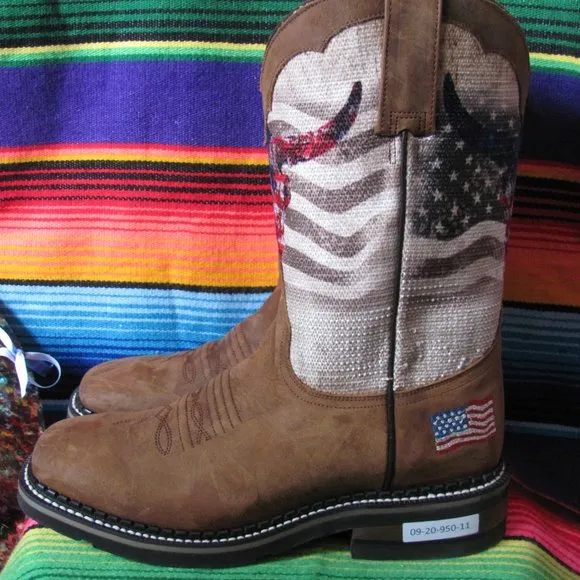 ROPER   MENS WESTERN AMERICANA BOOTS   BRAND NEW W