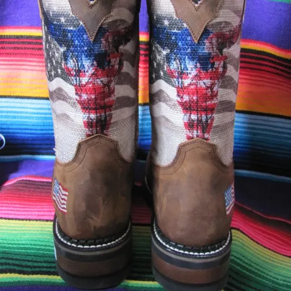 ROPER   MENS WESTERN AMERICANA BOOTS   BRAND NEW W