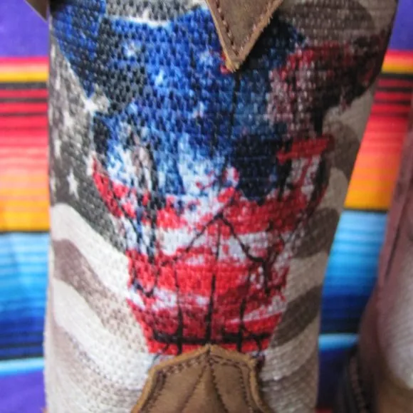 ROPER   MENS WESTERN AMERICANA BOOTS   BRAND NEW W