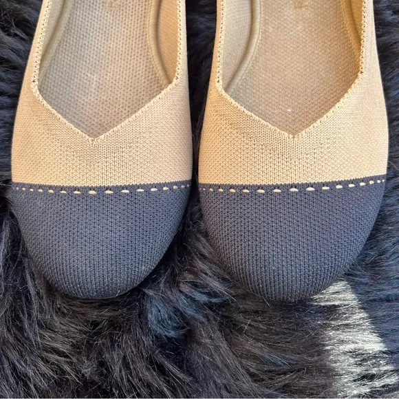 Rothy’s Color Block Rounded Toe Flats