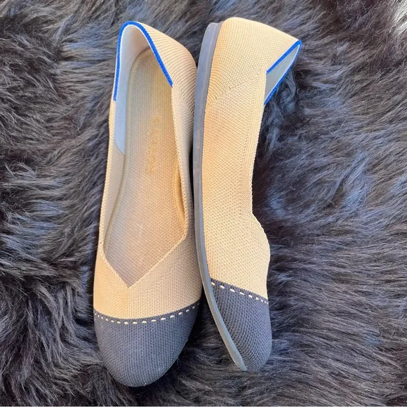 Rothy’s Color Block Rounded Toe Flats