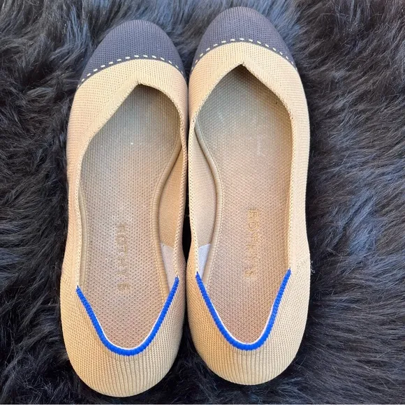 Rothy’s Color Block Rounded Toe Flats