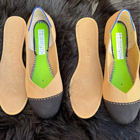 Rothy’s Color Block Rounded Toe Flats