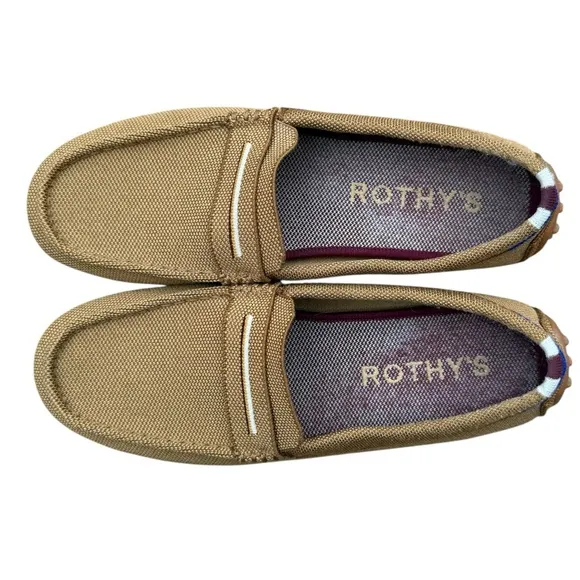Rothys The Driving Loafer Canyon Brown Mens Size 10