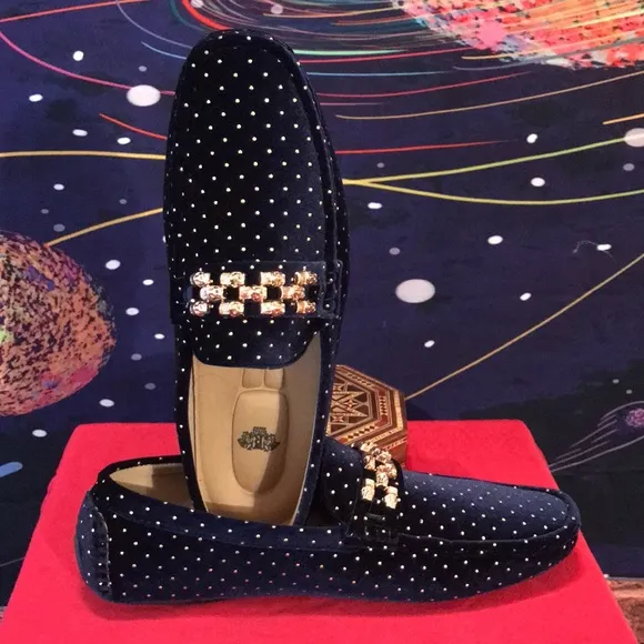 Royal Loafers Velvet Shoes