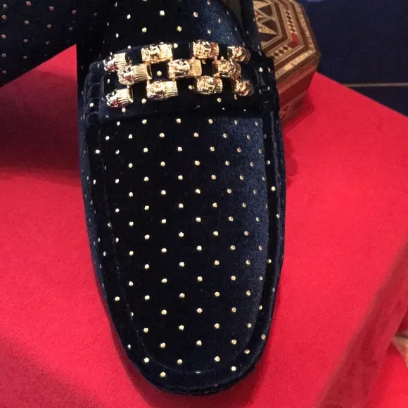 Royal Loafers Velvet Shoes