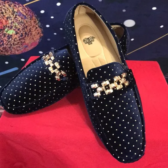 Royal Loafers Velvet Shoes
