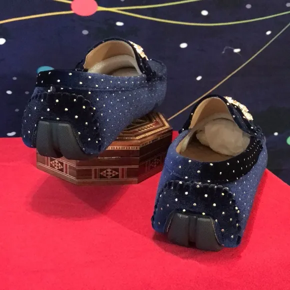Royal Loafers Velvet Shoes