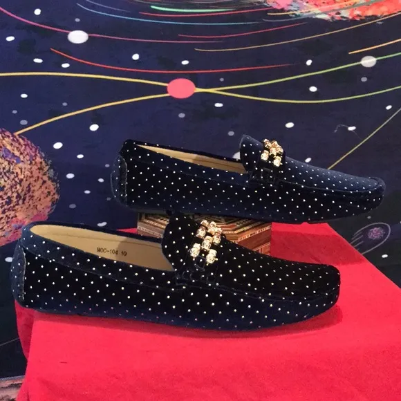 Royal Loafers Velvet Shoes