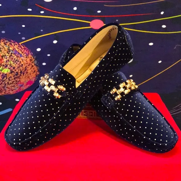 Royal Loafers Velvet Shoes