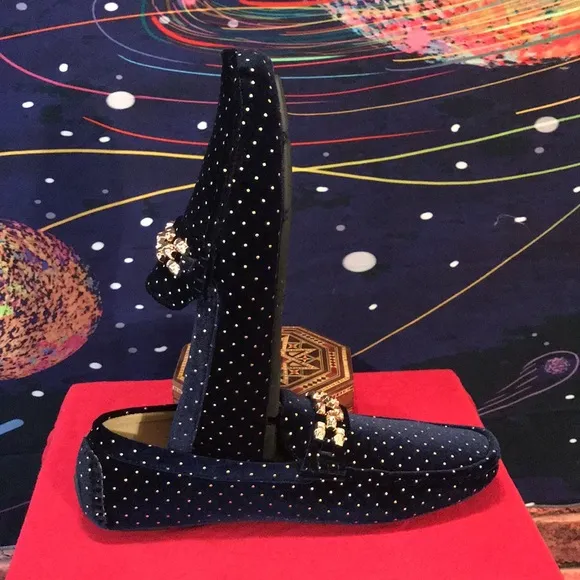 Royal Loafers Velvet Shoes