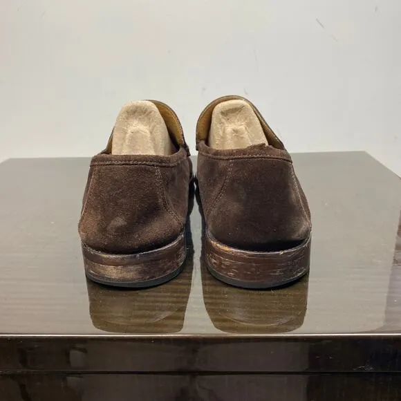 Russell &amp; Bronley Penny Loafers Suede Slip On Loafers Men's 45 11.5