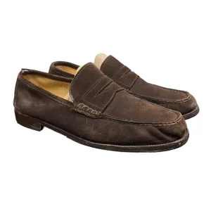 Russell &amp; Bronley Penny Loafers Suede Slip On Loafers Men's 45 11.5